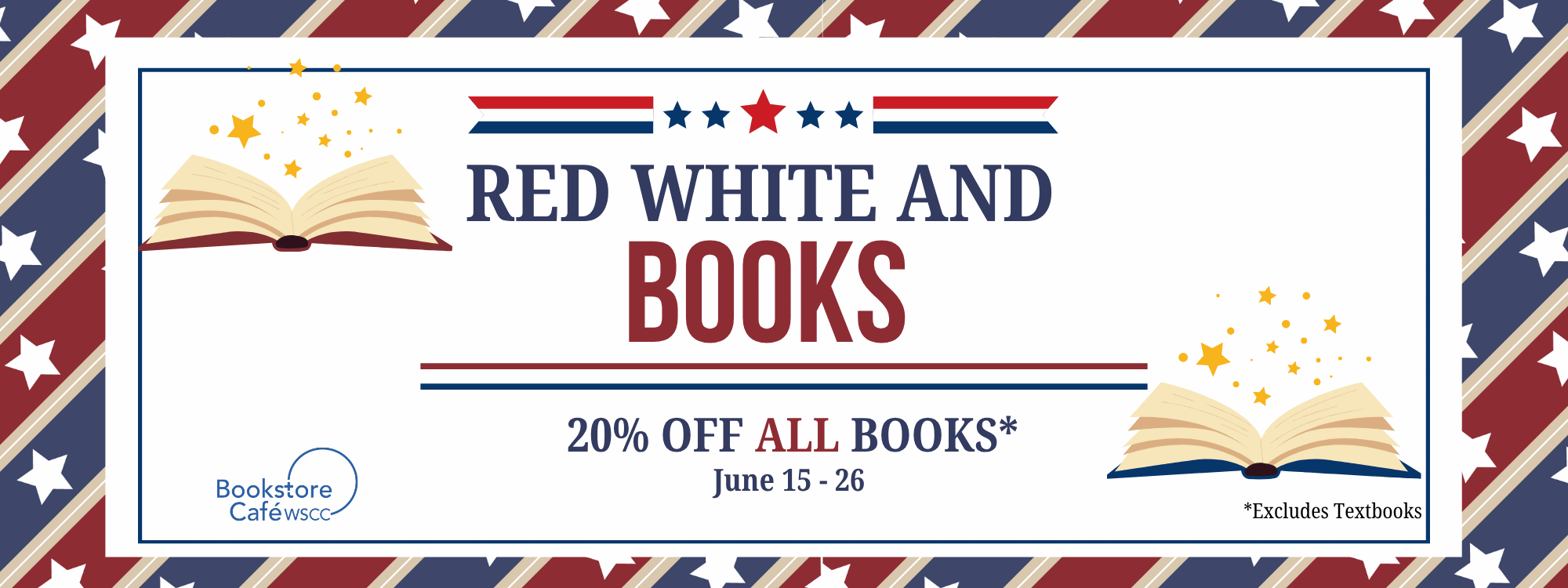 Red White and Books